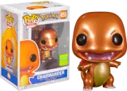 Charmander metallic Pokemon SDCC 455 Funko Pop Vinyl New in Mint Box + Protector