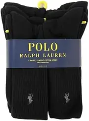 [Ralph Lauren] Socks 6 Pack CREW SOCKS