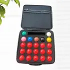 Pool Ball Carrying Case Organizer 22 Balls Holder for Travel Indoor Outdoor