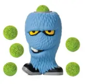 NEW Hog Wild Monster Popper Foam Launcher w/ 6 Squeeze Pop-Out Balls Mindstein