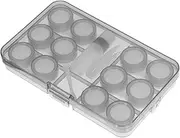 [FRCOLOR] Decorative Storage Box Portable Case Vintage Grey Design for Easy Carrying Ideal for Travel and Daily Use