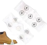 [Generic] Snow Spikes for Shoes - Climbing Ice Shoes Grippers | 5-Spikes Adults Walk Traction Cleats Snow Ice Anti-Slip Boots Cleats for Winter Jogging Ice Fishing