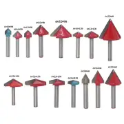 6mm Shank 60 90 120 150 Degree V Groove Router Bit CNC 3D Engraving Chamfer