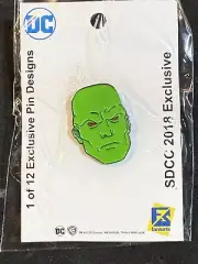 DC Comics Fansets Martian Manhunter Pin SDCC Exclusive