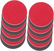 TEHAUX 16Pcs Portable Bowling Polishing Pads Convenient Sponge Resurfacing for Efficient Bowling Ball Cleaning Suitable for Wet and Dry Sanding