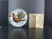 1989 Numbered Plate “Ring-Necked Pheasant” w/ Certificate Of Authenticity & Box