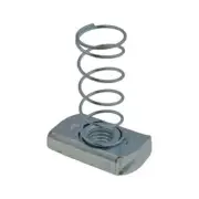 30 X Channel Nut M8 (8mm) Metric Coarse Long Spring Strut Rack Zinc Plated