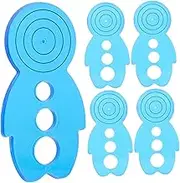 ULDIGI 5pcs Quilting Tool Efficient Paper Quilling Crimper for Cardmaking Paper Flowers Space Saving Design Easy Organization Use for DIY Projects