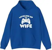 [X.Style] Promoted to Wife Gamer Leveling Up to Wife ds025 Hoodie Royal M