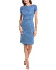 JS Collections Brie Tulip Sleeve Sheath Dress