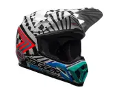 Bell 7118334 MX-9 MIPS Tagger Check Me Out 2X-Large White/Black Off-Road Helmet