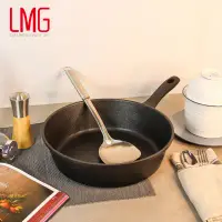 在飛比找環球Online優惠-【生活工場】LMG黑曜石極耐磨深炒鍋30CM