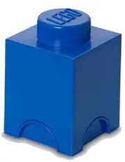 LEGO BRICK 1 STORAGE UNIT 12cm x 12cm x 20cm ROYAL BLUE