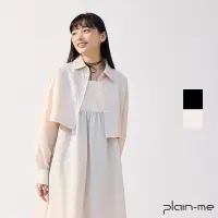 在飛比找蝦皮商城優惠-【plain-me】SAAKO 抗UV短版澎袖襯衫 SAA3