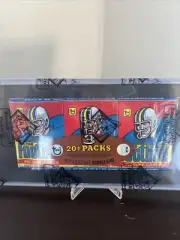 1978 TOPPS Football Unopened Wax PACK Rack Tray BBCE Wrapped Sealed!