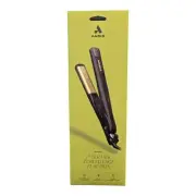 BNIB Andis 67695 Professional 1" Ceramic Curved Edge Flat Iron Black & Gold 450°
