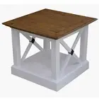 NEW Urban Styling Beechworth Hampton Lamp Side Table Grey 60cm