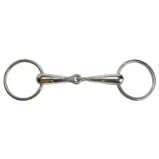 Huxlay Bros 5 ” Pro Hollow Mouth Loose Ring Snaffle Bit 1003