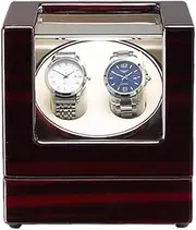 WatchWinderforAutomaticWatchPianoFinishLEDIlluminationACAdapterandBatteryPoweredSuperQuietMotor Needed KeYJ