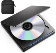 External cd/dvd drive for laptop,CD Burner Clamshell Portable Reader Writer O...