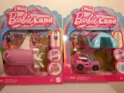 Mini Barbie Land Airplane & Mini Jeep W/ Tent