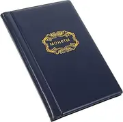 LALAFINA Elegant Pu Cover Stamps Coin Collection Book 250 Coin Pockets for Collectors