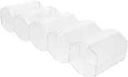 Hohopeti Chip Box Coin Tray Chip Container Clear Container Poker Chip Holder Poker Chip Spacers Game Table Accessories Poker Chip Carrying Case Poker Cards Storage Case Daily Use