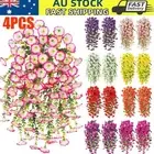 4x Artificial Fake Hanging Flower Vine Plant Wedding Garden Indoor Outdoor Decor