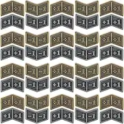 40 PCS Antique Metal Buff Counter Tokens with Velvet Bag Magic The Gathering Token Creature Stats or Loyalty Counters for MTG CCG Card Gaming Accessories, Black & Bronze