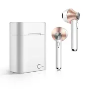 D012 TWS True Wireless bluetooth Earphone Binaural Call Stereo Headphone with Portable Charging Box GOLD COLOR