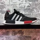 Men Adidas NMD_R1 Black Power Red EG2697