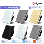 Zigbee Switches 2Way Wiring Touch Light Switches Wall Sensor Switch Tuya APP