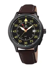 Joshua & Sons Men's Leather Watch