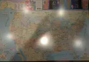 USA Interstate Laminated Wall Map (MSI)