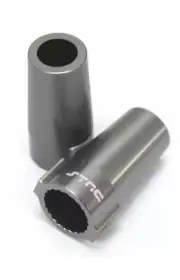 ST Racing CNC Aluminum Rear Lock Outs Axial Wraith (2) Gunmetal / Yeti / Bomber
