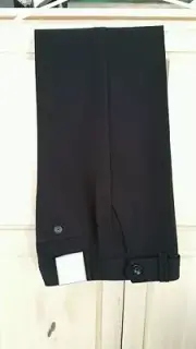 NWT*Ann Taylor Women's Pants Sz 8 Rayon/Poly Blend Stretch Black Dressy Flat Frt