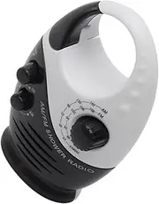 DOITOOL Survival Radio Waterproof Portable Audio Device for Bathroom Handheld Radio Adjustable Volume Shower Radio
