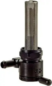 Golan Click-Slick Petcock 22mm Forward Facing - Black 76-312F-BLK