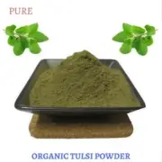 ORGANIC TULSI LEAF POWDER - HOLY BASIL Ocimum tenuiflorum - Free Post