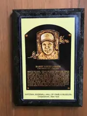 Barry Larkin - Baseball Hall of Fame Induction - Ready to Hang Wall Plaque