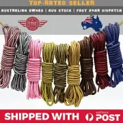 TWO TONE Bootlaces Shoelaces Sneakers Hiking Casual Shoe Work Boot Laces AUS