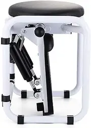Under Desk Elliptical Machine, Mini Elliptical Trainer, Adjustable Speeds Elliptical Trainer with Non-Slip Pedal Exerciser and LCD Monitor, Can Be a Stool, Leg Recovery and Therapy for Seniors White