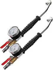 Zerodeko Integrated Pressure Gauge Tire Inflator Quick Connect Nozzle for Auto Car Truck Tires Save Time