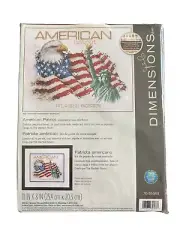 American Patriots Dimensions Counted Cross Stitch Kit - 8" x 10"