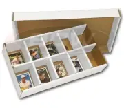 (2x) BCW Sorting Tray Corrugated Cardboard Storage Box