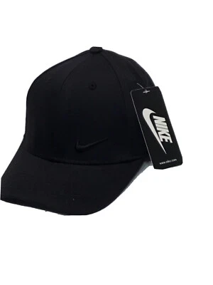 NIKE Unisex Metal Swoosh Cap , Black , OS