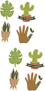 [NIYANGLE] Creative Cartoon Plant Brooches Cute DIY Badge Pins for Clothing Back Accessories Adorable Enamel Design for Casual Outfits Luggage Decoration