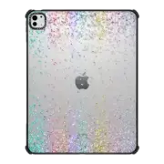 iPad Pro 13-inch (M4) iPad Impact Case Rainbow Sparkly Glitter Burst