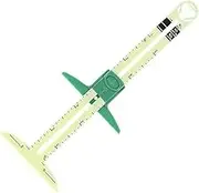 EZONEDEAL 5-in-1 Sewing Ruler Tool, T-Shaped Sliding Gauge Sewing Measuring Tool for Marking Button Holes, Seam Allowance Gauge