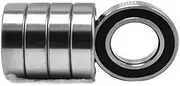 10PCS ABEC-5 MR115-2RS MR115 2RS MR115 RS MR115RS 5x11x4 Mm Rubber Sealed Cover Miniature Deep Groove Ball Bearing(ABEC 5)